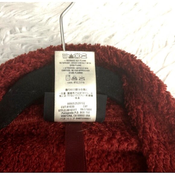 VTG Y2K 00s Patagonia Men's R4 Soft Fleece Jacket Red Full Zip Polartec Size XL - Picture 10 of 11